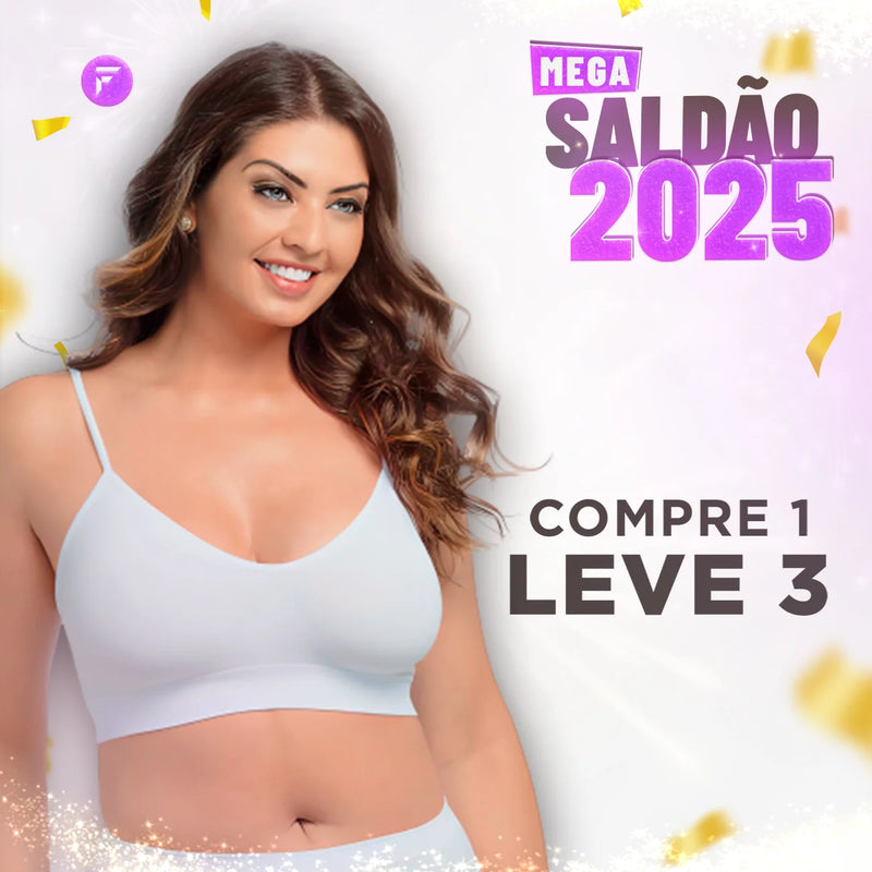 Sutiã Confort Slim | Compre 1 Leve 3 | Frete Grátis