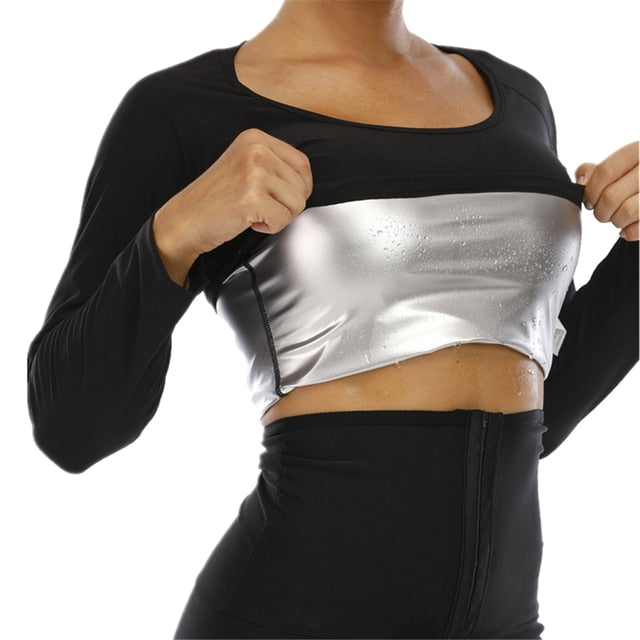 Sweat Manga Longa – Efeito Sauna Térmica e Modelagem Corporal | Frete Grátis