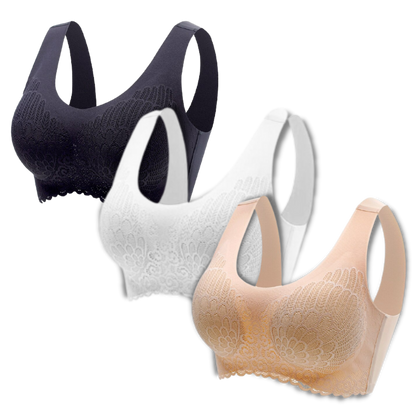 Sutiã Confort Sustentação – Suporte, Conforto e Efeito Silicone | Compre 1 Leve 3 + Frete Grátis